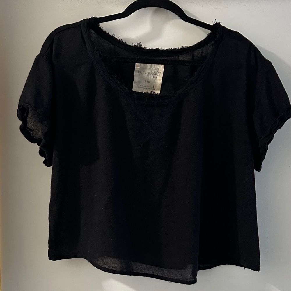 We The Free Black Short Sleeve Tee